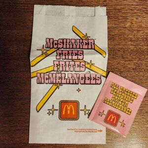 McDonald's Shania Twain Shaker Fries Seasoning Packet and Bag